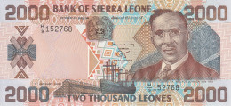 SIERRA LEONE  2000LEONES  2000  P-25  UNC - Sierra Leona