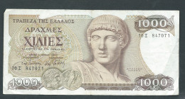 Billet, Grece   GREECE - 1000 Drachmes - .1987  - 847071  Laura 13312 - Grèce