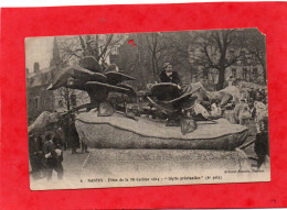 44 NANTES - Fêtes De La Mi-Carême 1914 -N°6  IDYLLE"PRINTANIERE (6e Prix) CPA 1918 état MOYEN Voir Scannes Recto Verso - Carnaval