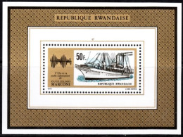 (065) Rwanda  Marconi / Ship / Bateau / Schiff  ** / Mnh  Michel BL 39 - Unused Stamps