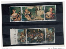 SAN MARINO - LOTTO FRANCOBOLLI NUOVI (VEDI FOTO) - NEW-MINT STAMPS LOT (PAINTERS CANALETTO + GIOTTO) - Collezioni & Lotti