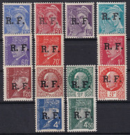 FRANCE 1944 - MNH - YT 1-6, 8-15 - Timbres De Libération Lyon - Libération