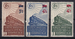 FRANCE 1943 - MNH - YT 204-206 - Colis Postaux - Mint/Hinged