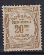 FRANCE 1908-25 - MLH - YT 45 - Timbre Taxe - 1859-1959 Mint/hinged