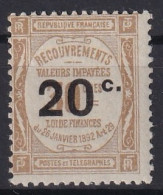 FRANCE 1917 - MLH - YT 49 - Timbre Taxe  - 1960-.... Neufs