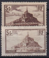 FRANCE 1929-31 - MLH - YT 260, 260a (type II Et I) - Nuevos