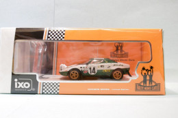 Ixo - LANCIA STRATOS HF #14 Winner Rallye Monte-Carlo 1975 + Figurines Réf. SPRM001-75 NBO Neuf 1/43 - Ixo