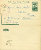 Guerre 14 Le Pli Militaire Général Joffre Franchise Postale FM Cachet Hôpital Bénévole N°8 Rivesaltes A Pique Perpignan - Oorlog 1914-18