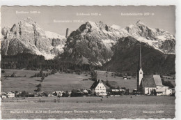 Wallfahrt MARIA ALM Bei SAALFELDEN GEGEN STEINERNES MEER - SALZBURG .  CARTE AFFR AU VERSO . 2 SCANNES - Saalfelden