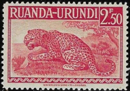 Ruanda-Urundi 1942 Mint Stamp Leopard 2.50Fr [WLT1691] - Ungebraucht