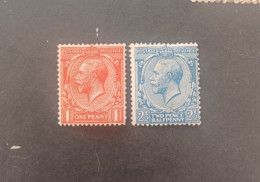 ENGLAND BRITISH 1912 EFFIGIE DI RE GIORGIO MNH MNHL CAT UNIF 140-143 - Unused Stamps