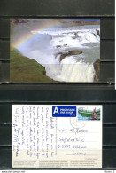 K18068)Ansichtskarte: Gullfoss, Wasserfall, Gelaufen 2002 - Islande