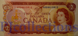CANADA 2 DOLLARS 1974 PICK 86b AU- - Kanada