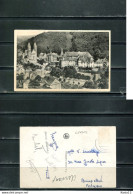 K18207)Ansichtskarte: Clervaux, Schloss + Kirche, Gelaufen - Clervaux