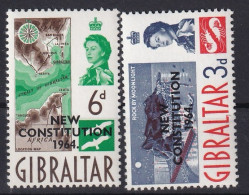 GIBRALTAR 1964 - MNH - Mi 167, 168 - Gibraltar