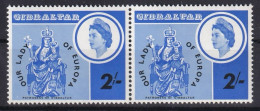 GIBRALTAR 1966 - MNH - Mi 184 - PAIR! - Gibilterra