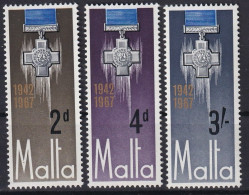 MALTA 1967 - MNH - Mi 350-352 - Malta