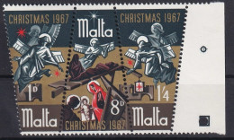 MALTA 1967 - MNH - Mi 364-366 - Malte