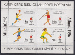CYPRUS 1996 - MNH - Mi 432-435, Block 16 - Unused Stamps