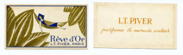 Carte Parfumée / L.T. PIVER : RÊVE D'OR - Vintage (until 1960)