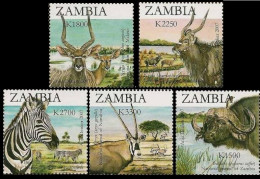 (012) Zambia / Zambie  SAPOA / Fauna / Tiere / Animals  ** / Mnh  Michel 1061-65 - Zambie (1965-...)