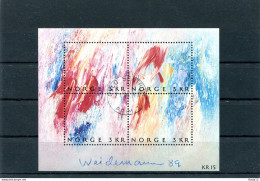 H3219)Norwegen Bl 11 Gest. - Usados