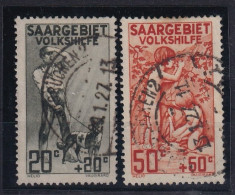 SAARGEBIET 1925 - Canceled - Mi 104, 106 - Used Stamps