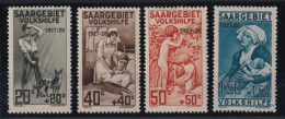 SAARGEBIET 1926 - MNH - Mi 104-107 - Oblitérés