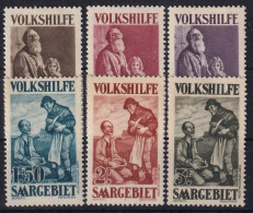 SAARGEBIET 1928 - MNH/MLH - Mi 128-133 - Gebruikt