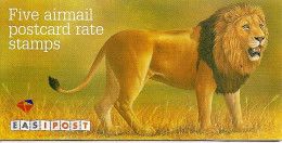 SOUTH AFRICA, 1996, Booklet 35,  Big Five, Issued 1996-05-08 (date On Margin) - Markenheftchen