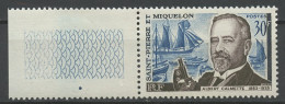 Saint Pierre & Miquelon 1963 Y&T N°368 - Michel N°402 *** - 30f Albert Calmette - Nuevos