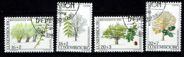Luxembourg 1996 - YT 1354/1357 - Indigenous Trees, Les Arbres De Nos Régions - Usados