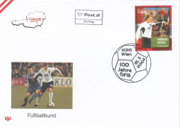 FDC AUSTRIA 2468,football - FDC