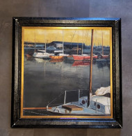 Jachthaven Oostende Door Albert Embrechts (1914-1997) - Oils