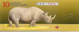 SOUTH AFRICA, 1997, Booklet 40,  Rhino, 10x (1R), Date On Margin 1997-04-22 - Postzegelboekjes