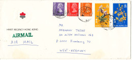 Hong Kong Cover Sent Air Mail To Germany 6-11-1977 - Lettres & Documents