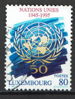 Luxembourg 1995 - YT 1322 - The 50th Anniversary Of United Nations, Nations Unies - Gebruikt