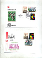 Lettre Cachet Wien 10 Ans De Bureau - Covers & Documents