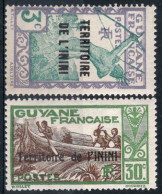 ININI Timbres-Poste N°36* & 37* Neufs Charnières TB Cote : 1€50 - Unused Stamps