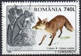 ROMANIA, 1996 Red Fox (Vulpes Vulpes) USATO CTO - Gebraucht
