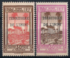 ININI Timbres-Taxe N°4* & 5* Neufs Charnières TB Cote : 2€00 - Ongebruikt