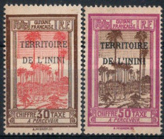 ININI Timbres-Taxe N°4* & 5* Neufs Charnières TB Cote : 2€00 - Neufs