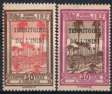 ININI Timbres-Taxe N°4* & 5* Neufs Charnières TB Cote : 2€00 - Unused Stamps