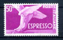 1955-56 Repubblica Italia ESPRESSO 50 LIRE STELLE N.33 MNH ** - Express/pneumatic Mail