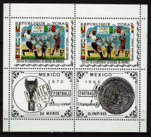 TCHAD   BF  * *   SURCHARGE   Cup  1974  Jo 1972   Fussball  Soccer  Football  Coupe - 1974 – West-Duitsland