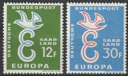Saarland 1958 // 439/440 ** Europa - Neufs