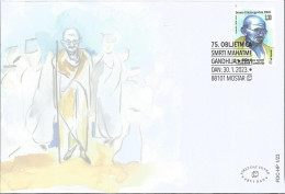 BHHB 2023-01 75 YEARS OF THE DEATH OF MAHATMA GHANDI, BOSNA AND HERZEGOVINA-HERZEGBOSNA CROAT, FDC, MNH - Mahatma Gandhi