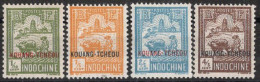 KOUANG TCHEOU Timbres-poste N°73* à 76* Neufs Charnières TB Cote 2.50€ - Unused Stamps