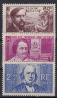 FRANCE 1940 - MLH - YT 462-464 - Unused Stamps
