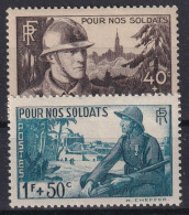 FRANCE 1940 - MLH - YT 451, 452 - Unused Stamps